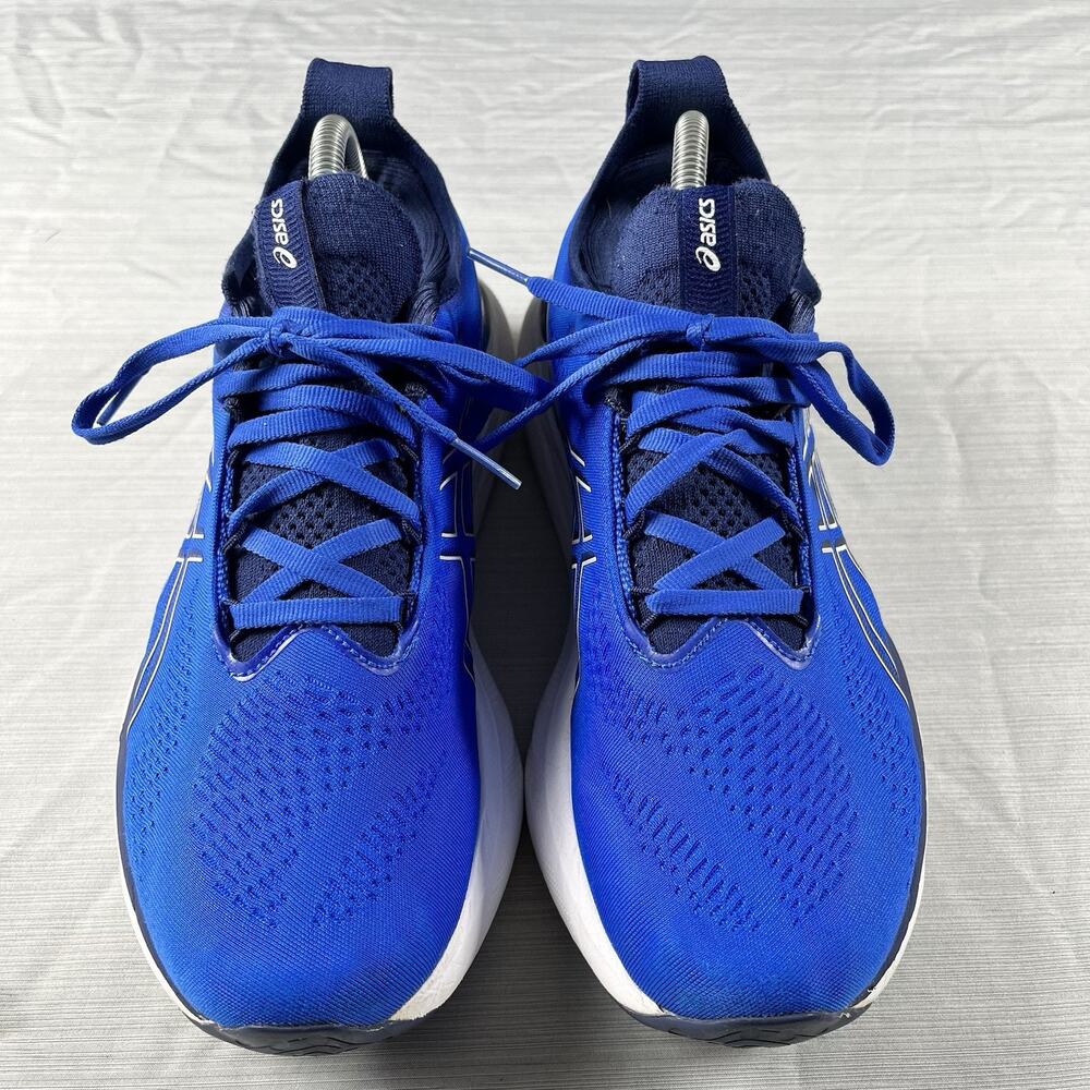 Asics Gel-Nimbus 25 Men’s Size 7.5 Running Shoes Blue Fitness Sneakers 1011B547 - Picture 3 of 6